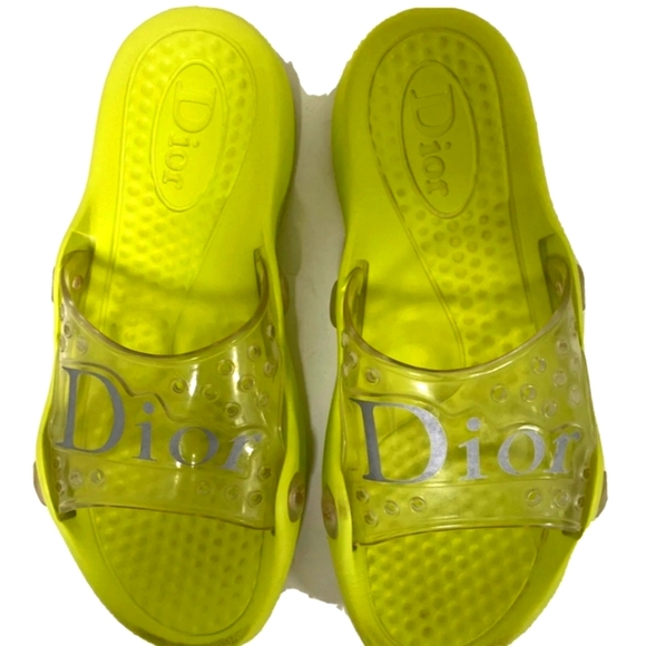 CHRISTIAN DIOR BEACH SLIDES - Picture 6 of 13